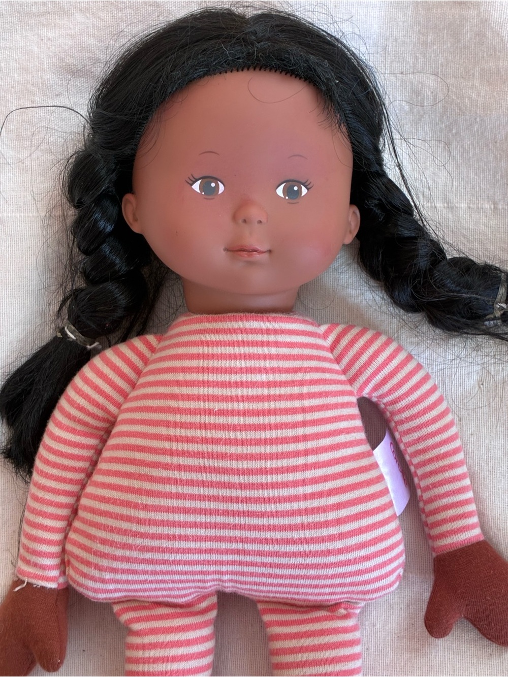 Corolle Soft Body Doll Black African American Brown Melanin Girl Child Toy 2005 - Picture 3 of 7